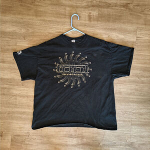 TOOL Black and Gold Graphic Mens Band T-Shirt